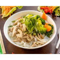 Crispy Chicken with egg noodle	