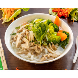 Crispy Chicken with egg noodle	