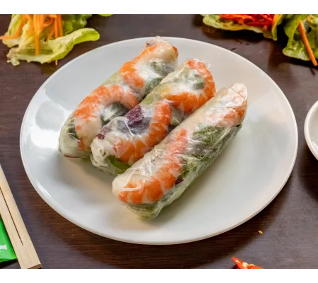 Tofu Vegetarian rice paper rolls